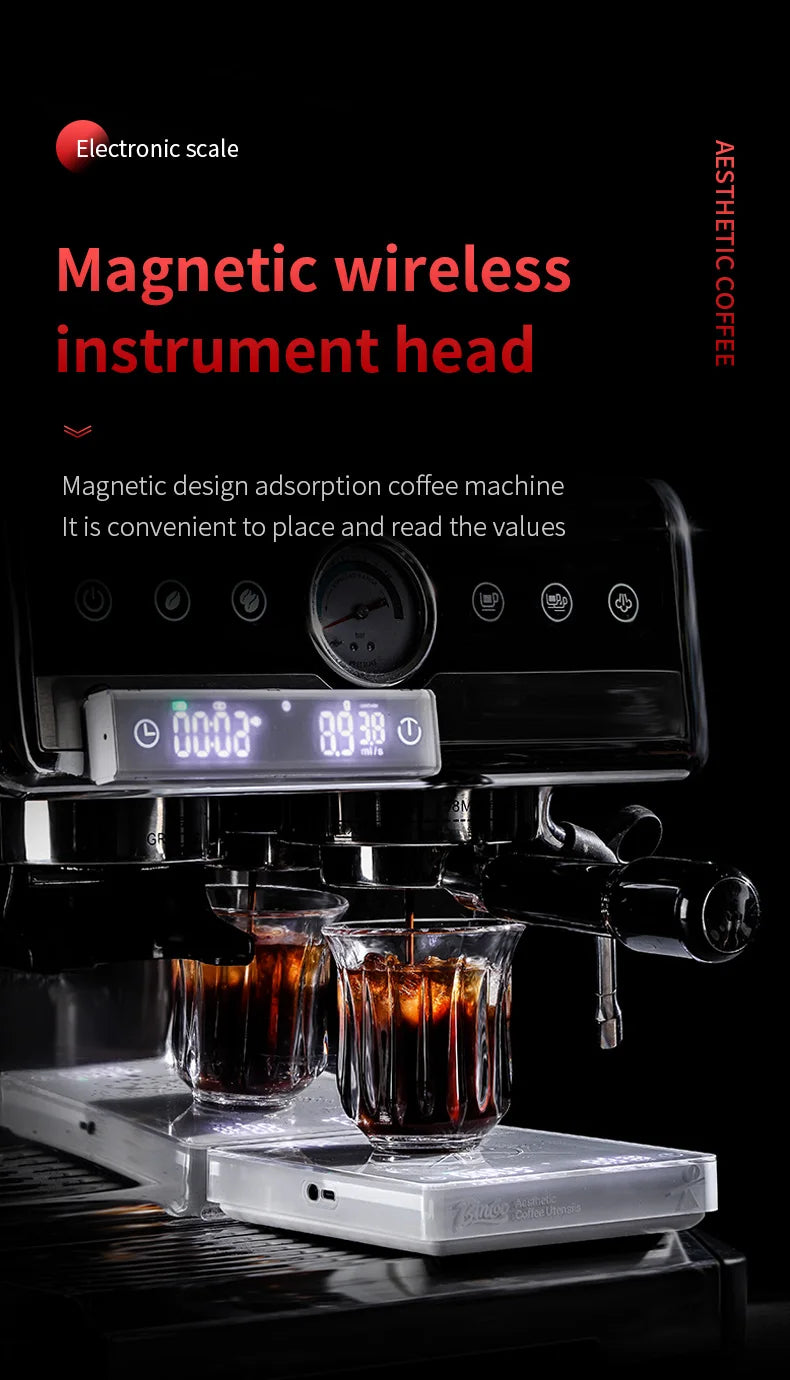 Bincoo Bluetooth Coffee Scale Precision Kitchen MINI Smart Digital Scale Small Electronic Scale Portable Barista Accessories