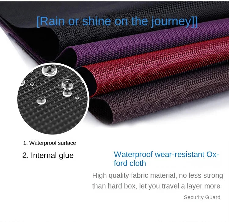 Large capacity Travel Suitcase Trolley Bag Waterproof Oxford Rolling Luggage Universal wheels 20 inch Cabin Carry on Luggage