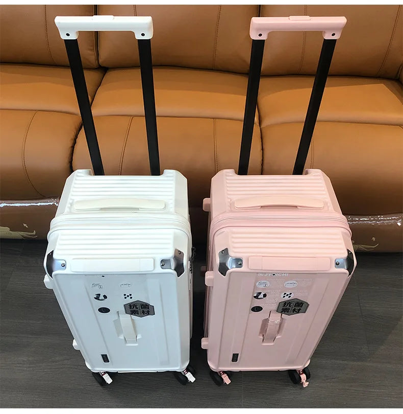 Japanese travel suitcase universal wheel password thickened trolley luggage 22/26/30 inch high value luggage for men and women