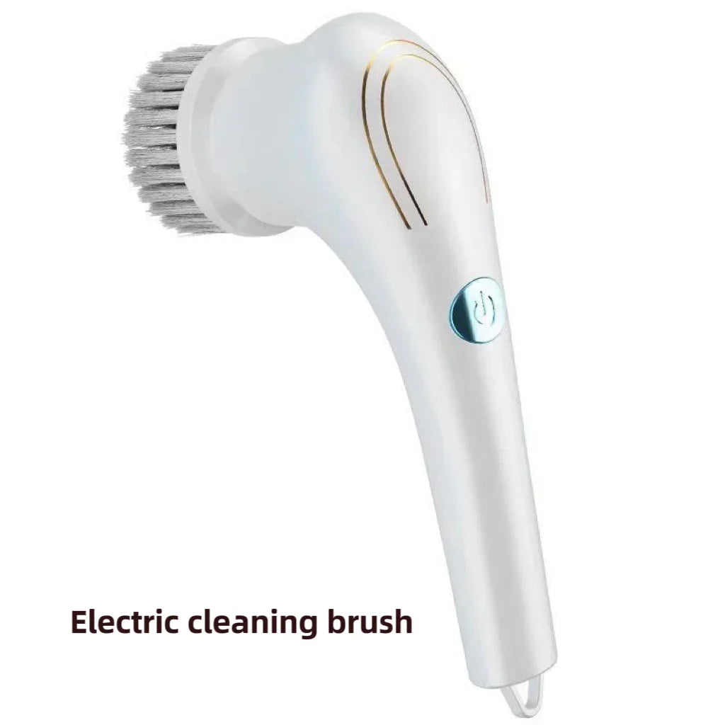 5 in 1 Multi-function Kitchen Home Bathroom Cleaning Tool Automatic Cordless Electric Cleaning Brush Rechargeable Brush