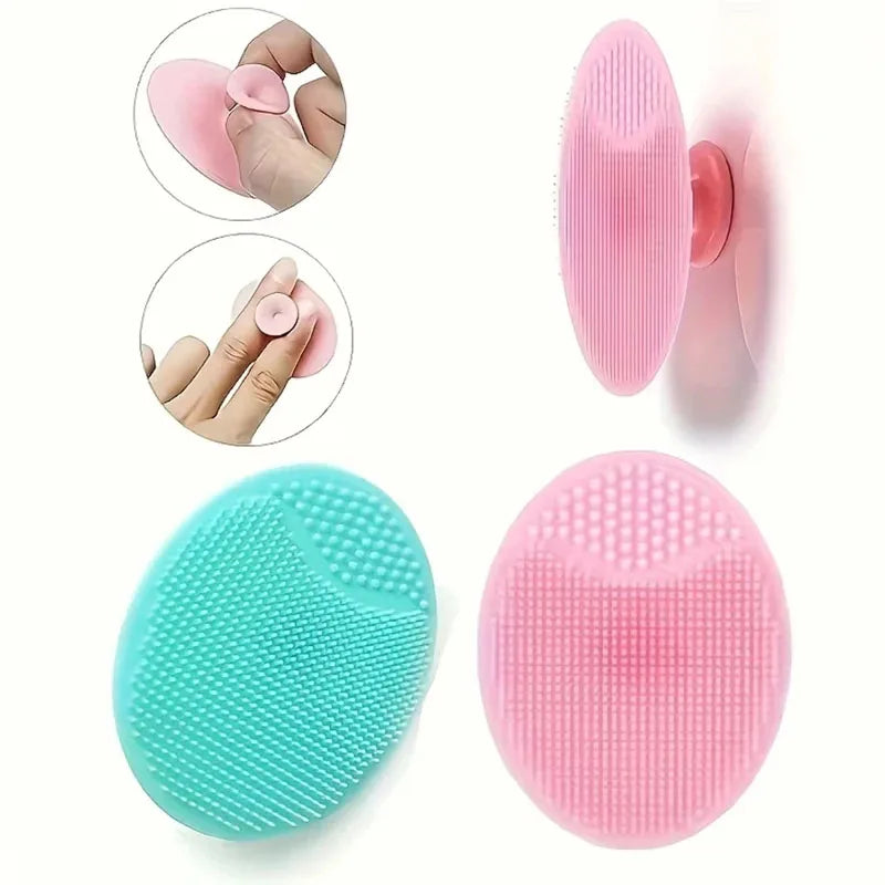 Silicone Shampoo Brush for Baby Infant Bathing Soft Silicone Boys Kids Shower Brush Head Hair Washing Massage Brushes Wipe Comb