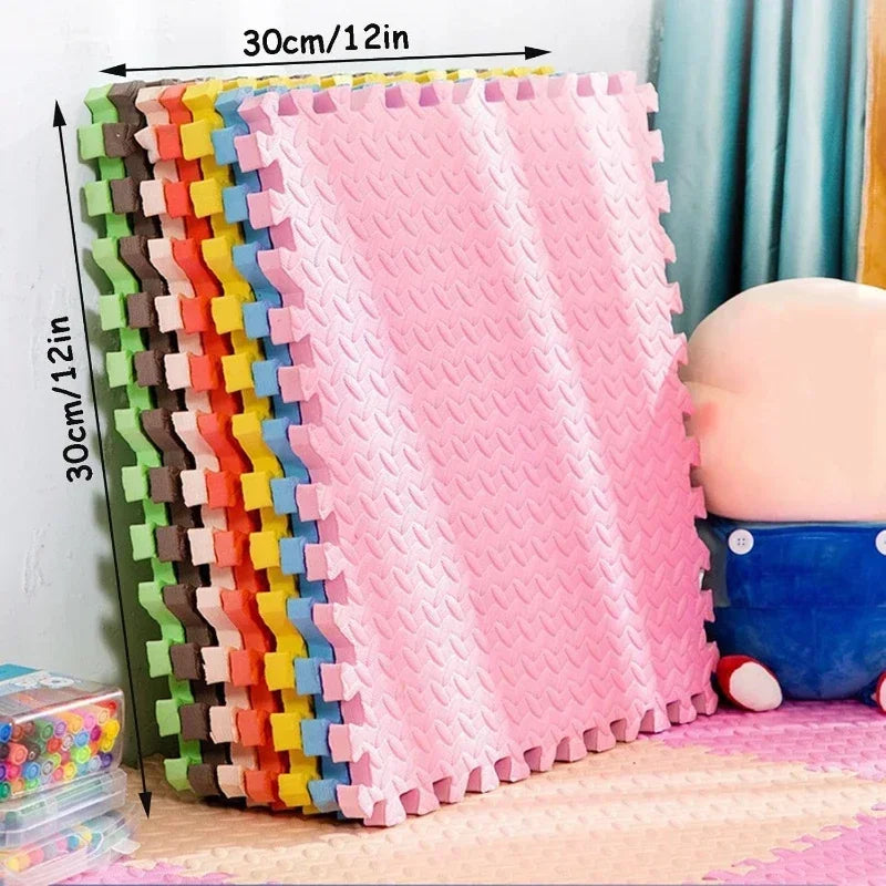 16Pcs Baby Play Mat Foam Sports and Fitness Carpet 30x30cm Shockproof Splicing Sports Rugs Non-slip Baby Toys Children Playmats