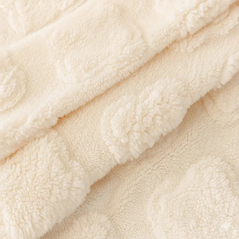 Winter Warm Thickened Sofa Cover French Cream Style Plush Shu Velveteen Full Coverage Slipcover Blanket