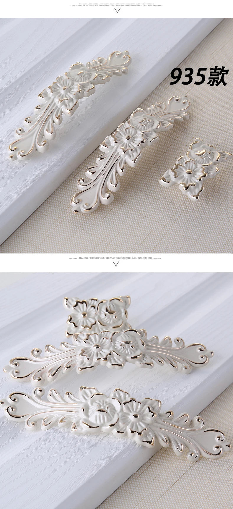 YM White Dressers Handle Kitchen Item Drawer Closet Wardrobe Gold Handle Cabinet Storage Door Cabinet Invisible Door Pulls Konb