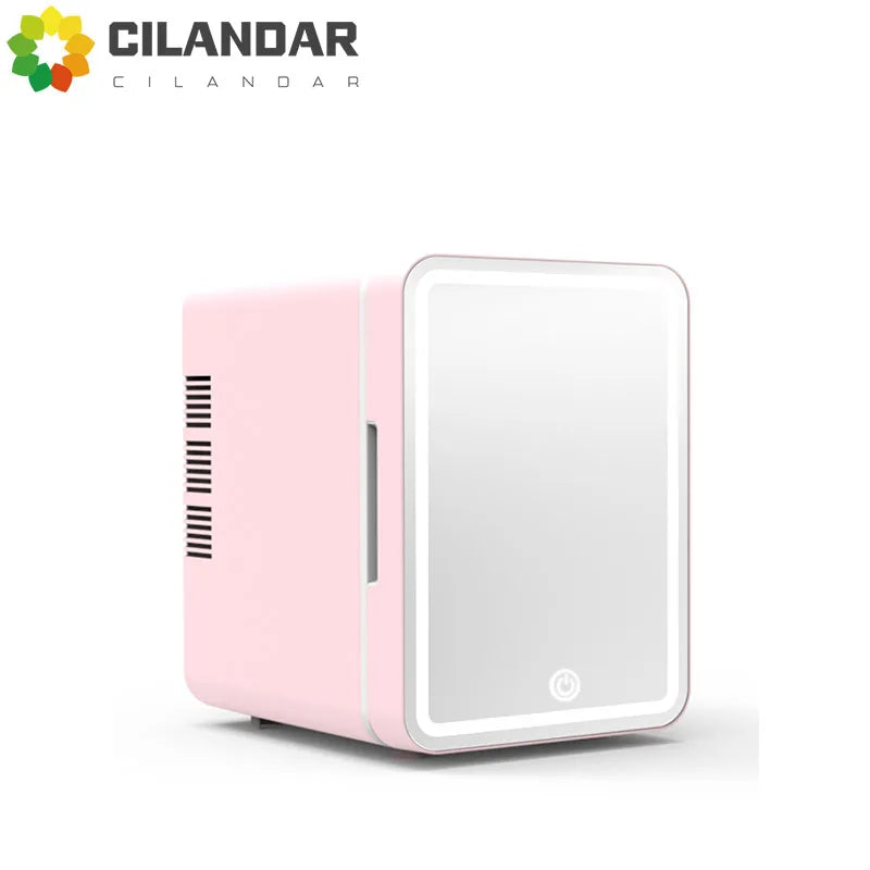 Car home dual-use beauty and skincare products, makeup mirror, refrigerator, car supplies, mini car freezer, small fridge