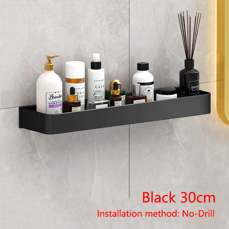 Bathroom Shower Shelf Shower Caddy Wall Floating Shelf Bathroom Toilet Shelf Kitchen Cabinet Storage Shelves Rack Organizers