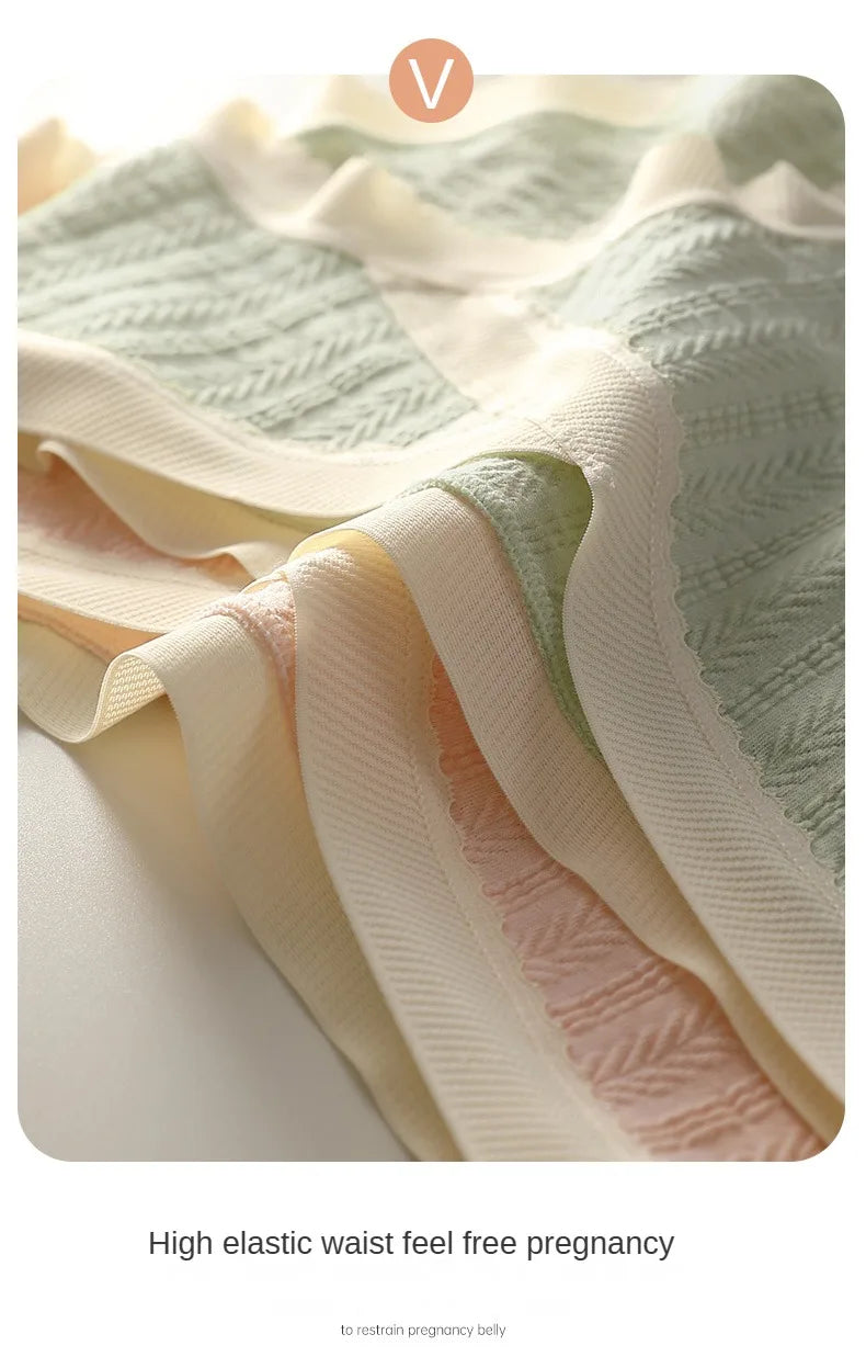 3PCS Soft Briefs V-shaped Abdominal Support Underpanties Pregnancy Childbirth Female Underwear Pregnant Woman Women's Panties