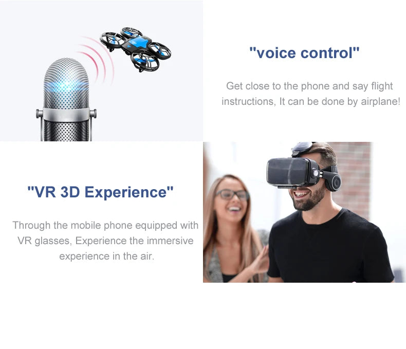 4DRC V8 Mini Drone 4k profession HD Wide Angle Camera 1080P WiFi fpv Dron Camera Height Keep Drones Camera RC Quadcopter Toys