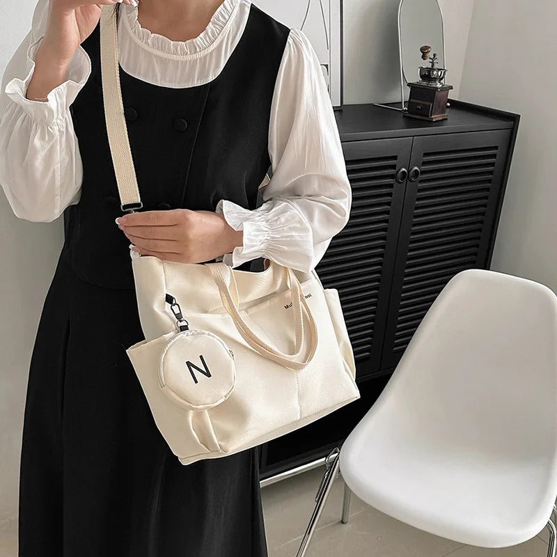 Waterproofed Women's Handbag Shoulder Crossbody Bags Oxford Tote Bag for Student Ladies Female Handbag Bolsa Bolsas Para Mujeres