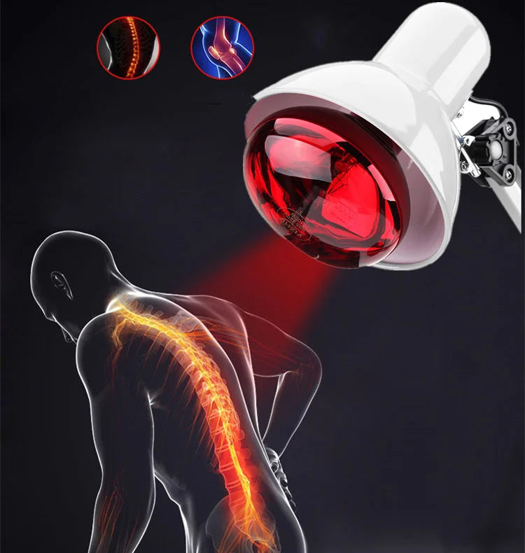 275W/150W  Infrared Physiotherapy Bulb Heating Therapy Massage Lamp for Body Neck Ache Arthritis Muscle Joint Relax Pain Relief