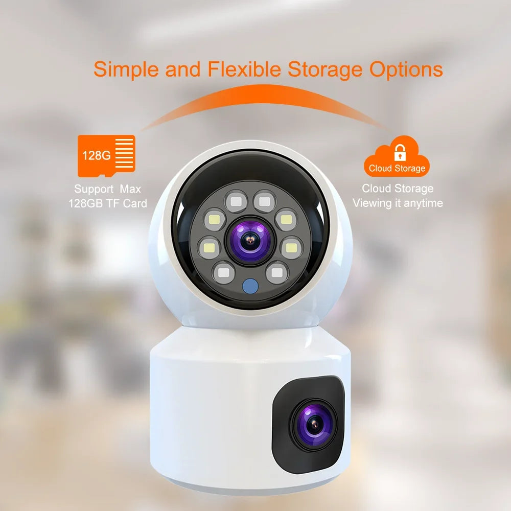 8MP WiFi IP Camera Smart Home Security Camera Baby Pet Monitor Auto Tracking Two-way Audio Wireless PTZ Surveillance Camera