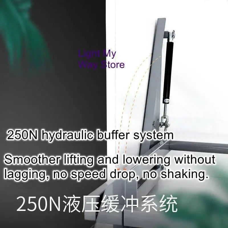 Stainless Steel Aluminum Alloy Hanging Lifting Basket Kitchen Pull-Down Cabinet Storage Rack