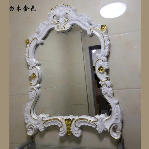 Floor Vintage MirrorsLuxury Standing Large Irregular Vanity Mirror Cosmetic Dressing Room Wall Decoration