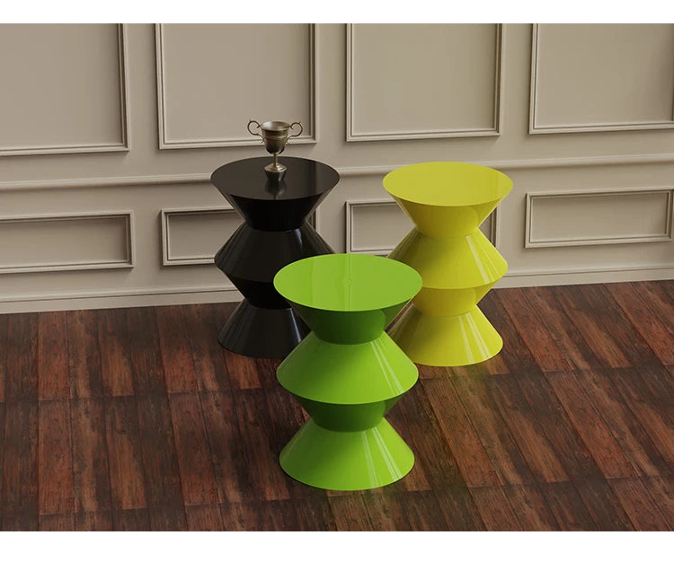 nordic Designer side stool coffee table  Small Round bed side table living room