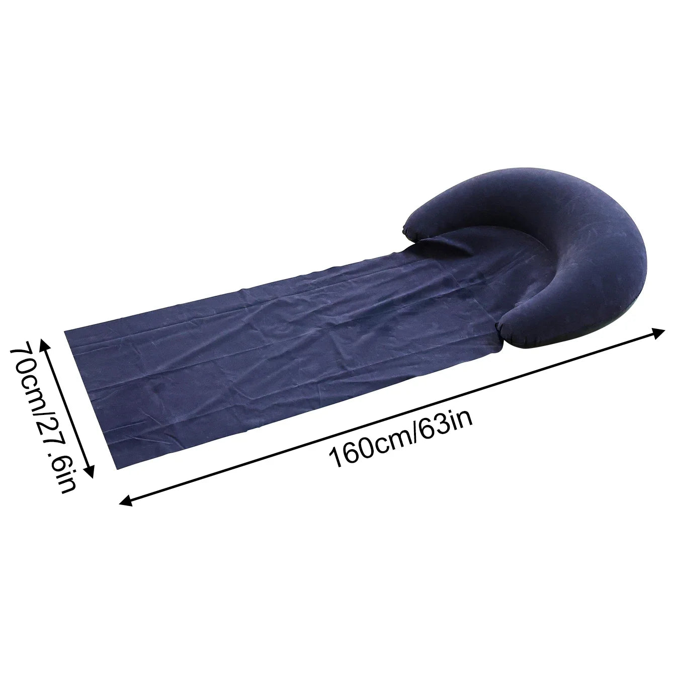 Outdoor Camping Foldable Inflatable Beach Mat Compact Convenient and Simple Camping Outdoor Mat Suitable For Beach Parties