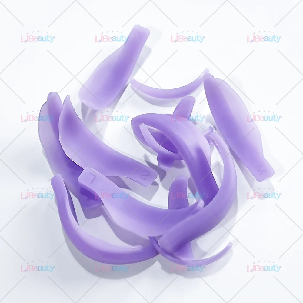 Libeauty 7 Paris Reusable Lash Lift Shield Pad Eeyelash Curling Iron Silicone Eyelashe Curler Accessories Applicator Makeup Tool