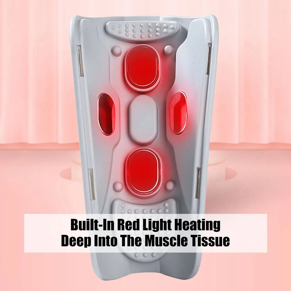 Electric Leg Adjustable Massager Warming Massage Machine Portable Ems Vibration Heating Slimming Calf Massager Usb Rechargeable