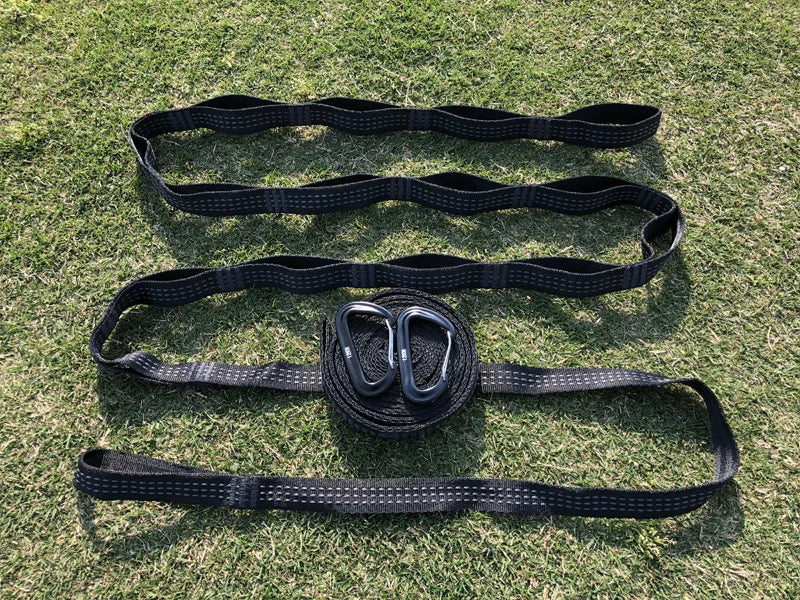 280cm length Super Strong Hammock Strap Hanging Hammock Belt Hamaca Hamak for Camping,Traveling,Portable Hanging Tree Rope