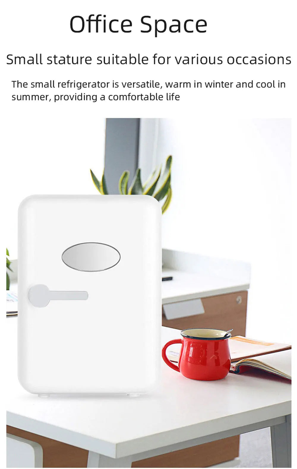 4L Mini Refrigerator,Small Household Fridge,Vehicle Freezer, Dual Use Of Refrigeration And Heating,Beer Cooling Home Appliance