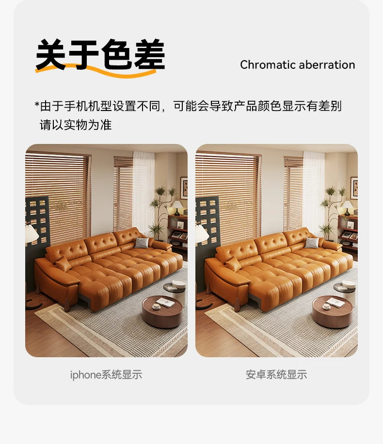 Classic Orange Living Room Sofas Puff Minimalist Nordic Bubble Living Room Sofas Memory Foam Fauteuils De Salon Furniture Home