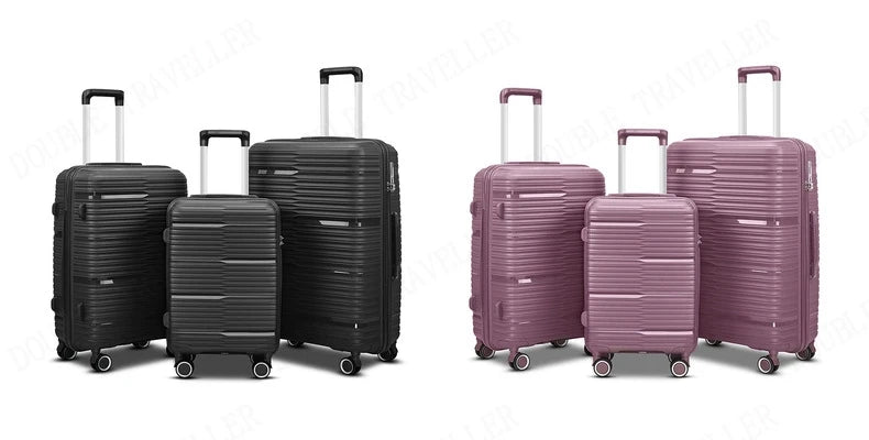 20/24/28 inch zipper trolley luggage bag travel suitcases with Universal wheels combination lock travel bags lightweight luggage