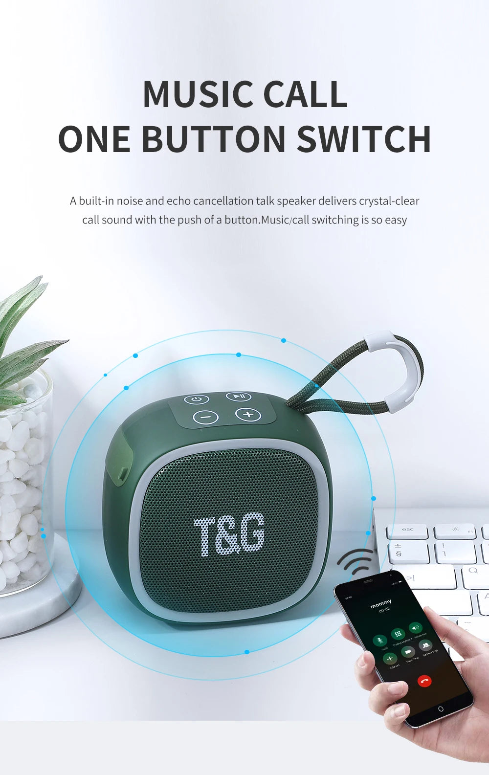 Bluetooth Speaker TG659 Mini Portable Wireless Powerful Speakers TWS BT 5.3 Sound Box HIFI Loudspeaker Supports TF Card Radio