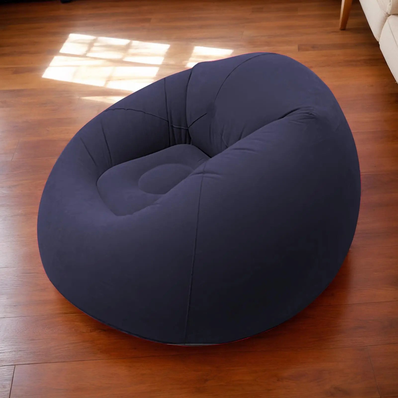 Inflatable Lazy Sofa Folding Portable Pvc Inflatable Air Chair for Living Room Outdoor Camping Convenient Beach Lounge Chair