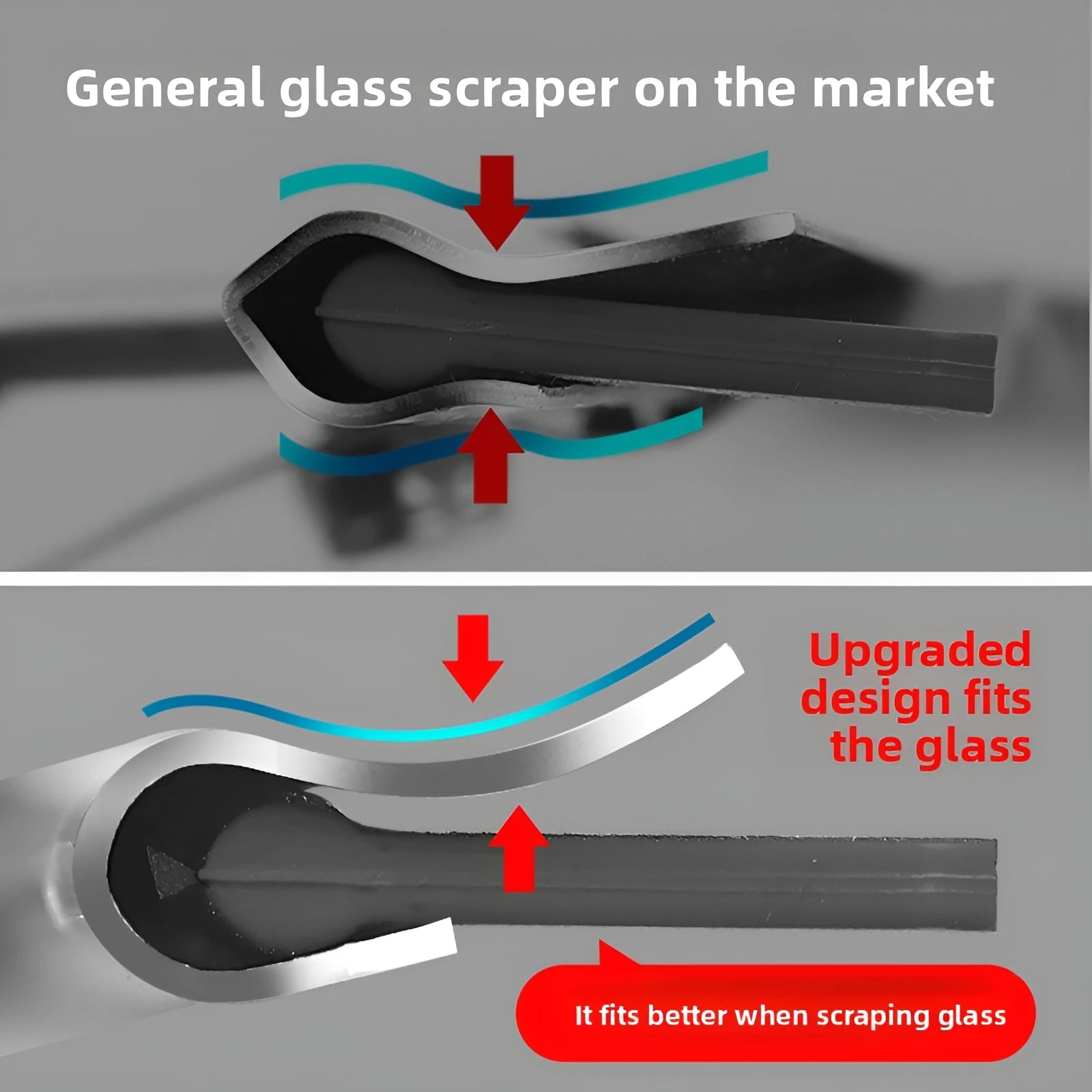 Glass Scraping Glass Artifact Window Brush White Cloud Style Glass Cleaning Wiper Single-sided Window Cleaning Floor Squeegee