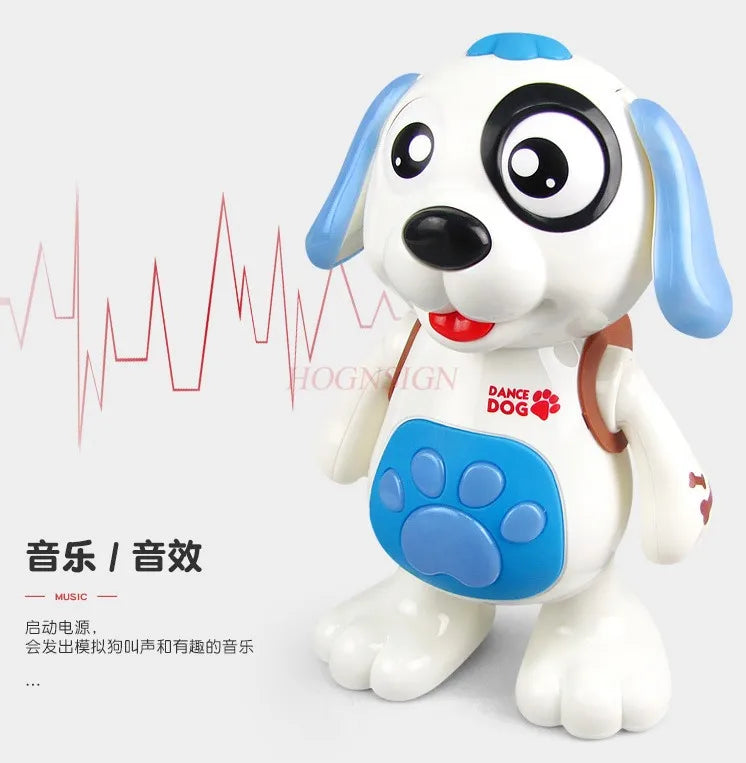 Children's electric robot toy: Dog can walk and dance, puppy