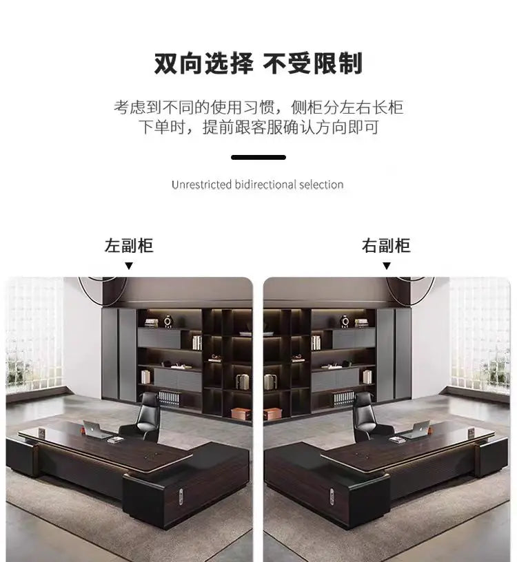 modernOfficedesk desktop table Furniture Standing l shaped gamingdesk computer gamer cabinets executive desk Work Desk Organizer