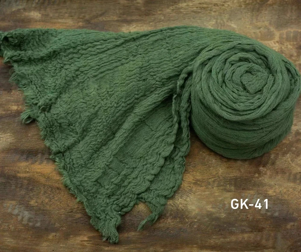 Professional Stretchable Wrapping Newborn Photography Props Soft Cotton Gauze Wraps Blanket Studio Baby Styling Props Accessory