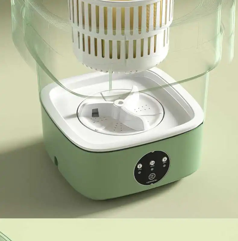Foldable Mini Washing Machine Portable Mini Socks Underwear Panties Washing Machine Big Capacity 3 Models With Spinning Dry