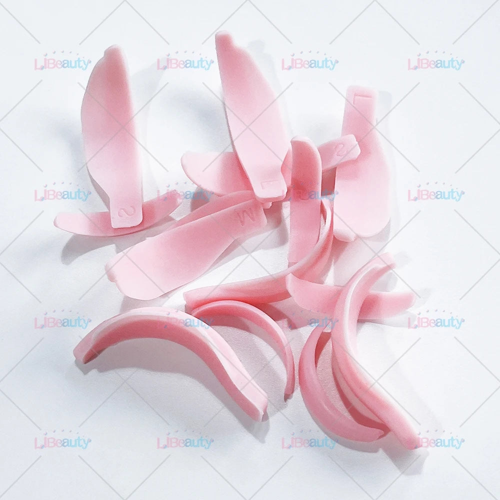 Libeauty 7 Paris Reusable Lash Lift Shield Pad Eeyelash Curling Iron Silicone Eyelashe Curler Accessories Applicator Makeup Tool