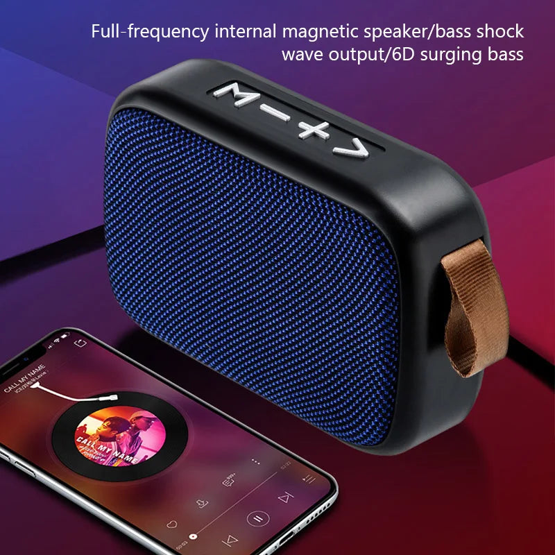 2024 TWS Bluetooth Speakers Portable Outdoor Oxford Loudspeaker Wireless Column 3D Stereo Music Player Surround Hifi Sound Box