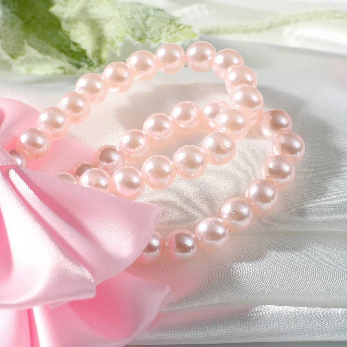 Ylsteed Newborn Girl Butterfly Knot Pearl Barefoot Sandals Infant Photography Accessories Baby Girl's Photography Props Shoes