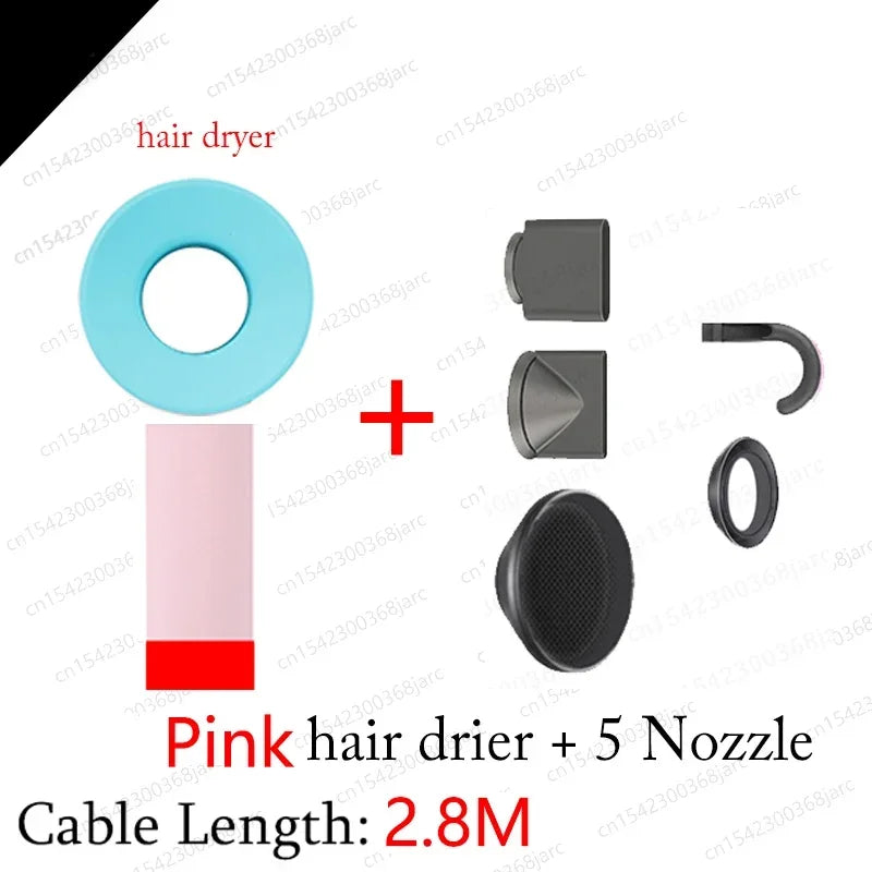 SenCiciMen Professinal Hair Dryer Negative Ion Blow Dryer Quick Dry Leafless Hairdryer Salon Home Constant Temperature Hair Care