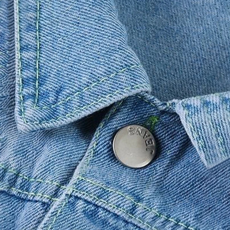 Fashion Baby Girls Hello Kitty Kuromi Denim Jacket Coat Spring Autumn Children Outerwear Kids Cotton Clothes for 2-7 Years