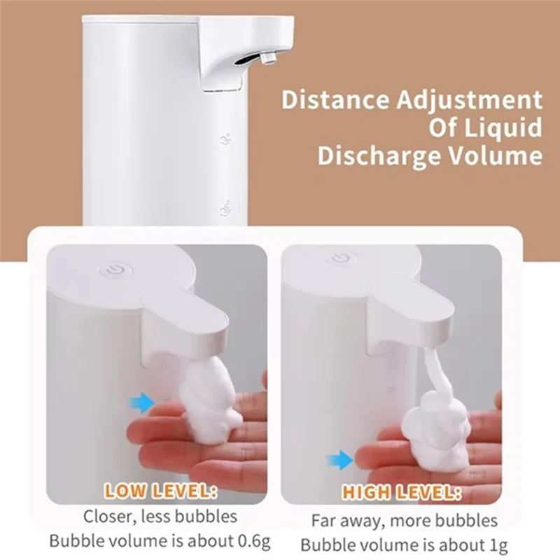 B59B-Induction Soap Dispensers Rechargeable Touchless Sensor Smart Washing Hand Machine Foaming Soap Dispenser For Bathroom