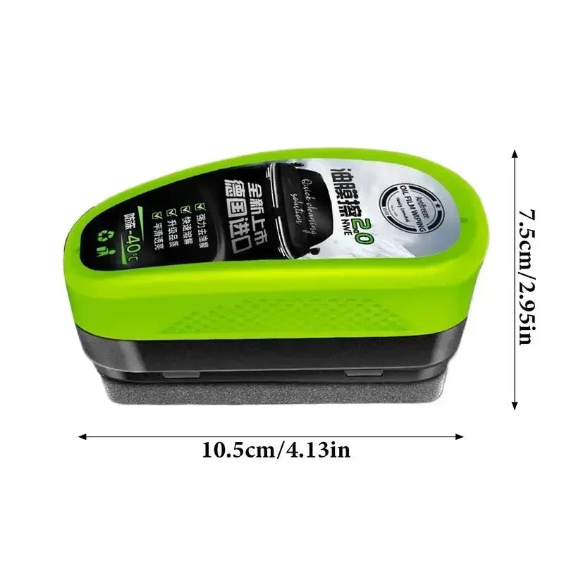 Car Glass Oil Film Remover Automotive Glass Sponge Cleaning Brush Front Inner Windshield Glass Oil Film Cleaner For Car Cleaning