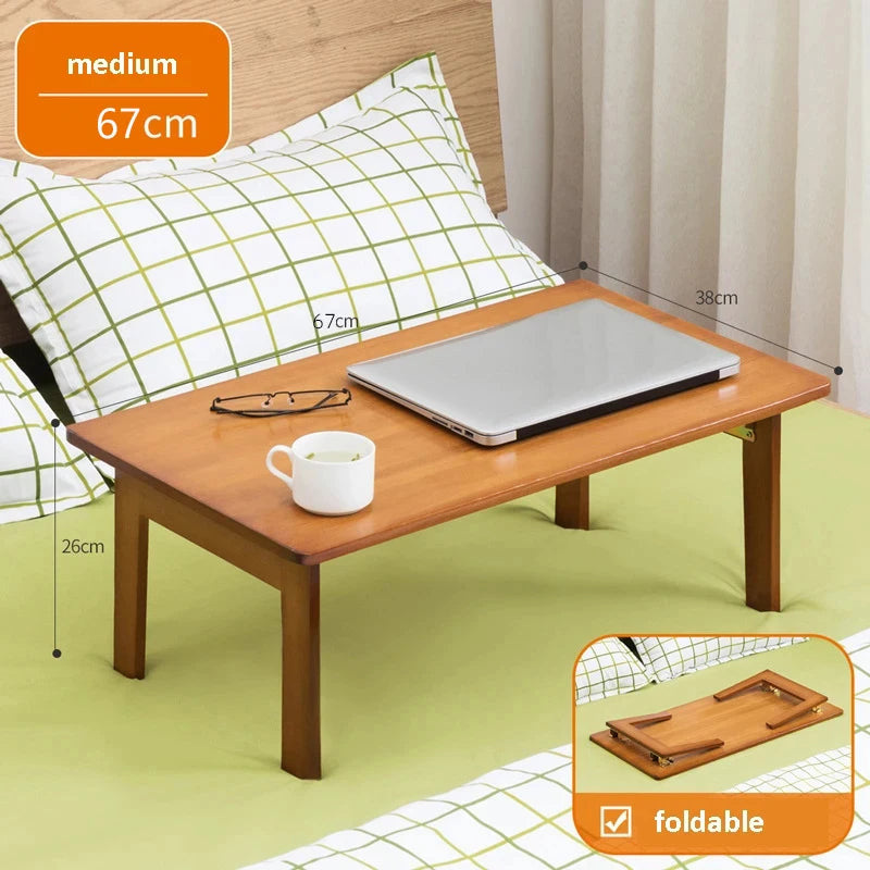 Foldable Laptop Desk Living Room Dining Apartment Tea Table Simple Modern Table Minimalist Baboo Coffee Table