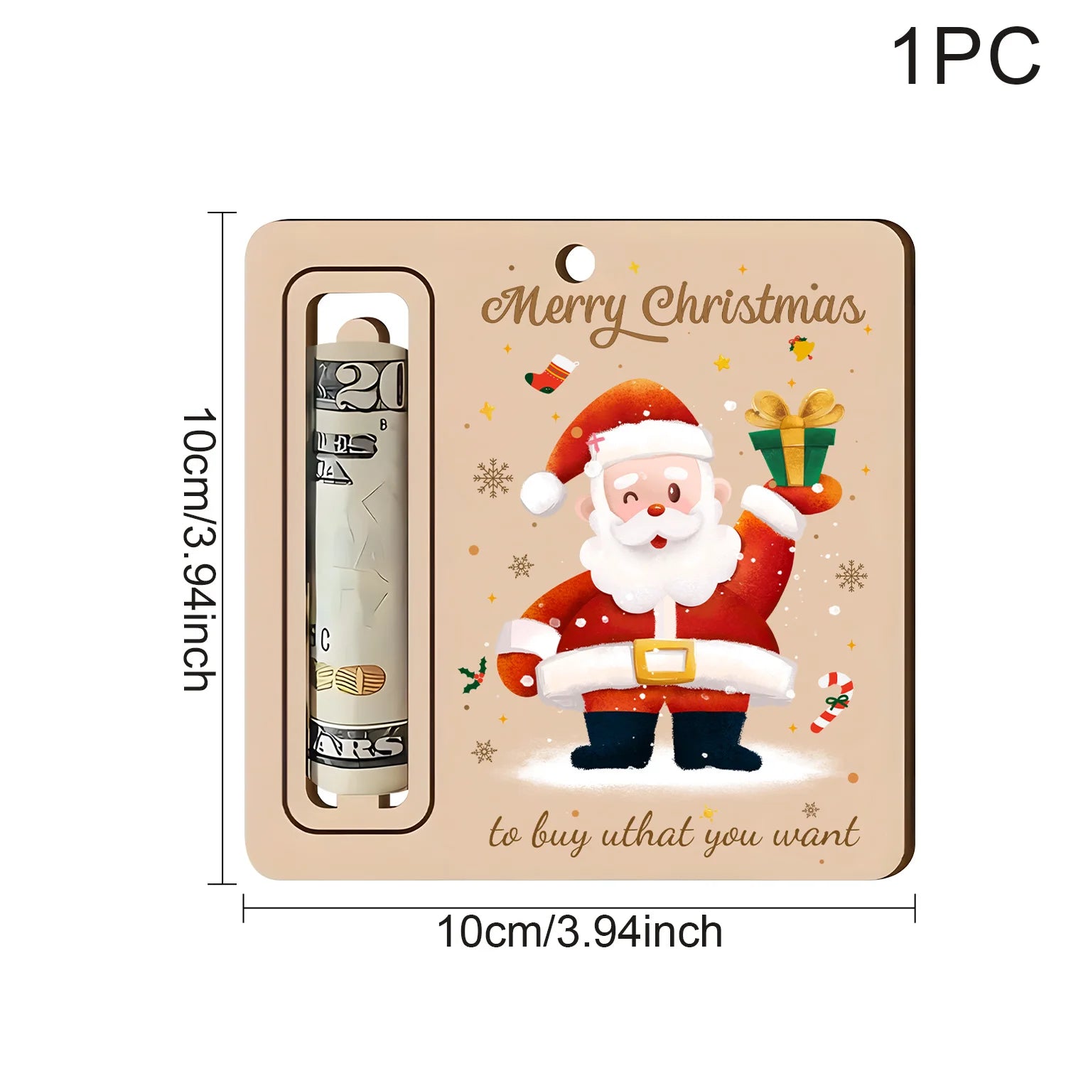 Christmas Cute Money Holder Christmas Ornament Decoration Santa Claus Snowman Christmas tree decorations