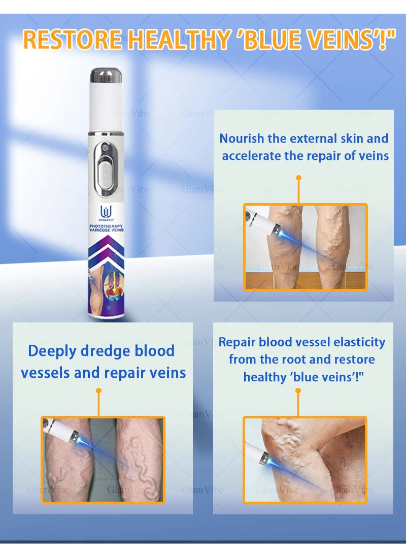 2025 Hᴏᴛ Sᴇʟʟɪɴɢ Pʀᴏᴅᴜᴄᴛs: Vein Leg Massager, Upgraded Second Generation, Blue Light Laser Tool Root Repair