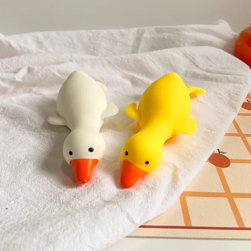 Kawaii Duck Squeeze Toy Stretchy Stress Relief Toys for Adults Kids, Cute Animal Party Gift