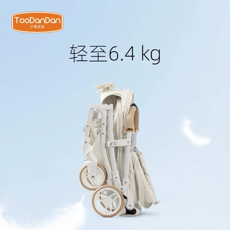 Outdoor Pet Pram One Click Folding Stroller Dog Cat Lightweight Trolley Small Pets Travel Breathable Puppy Supplies