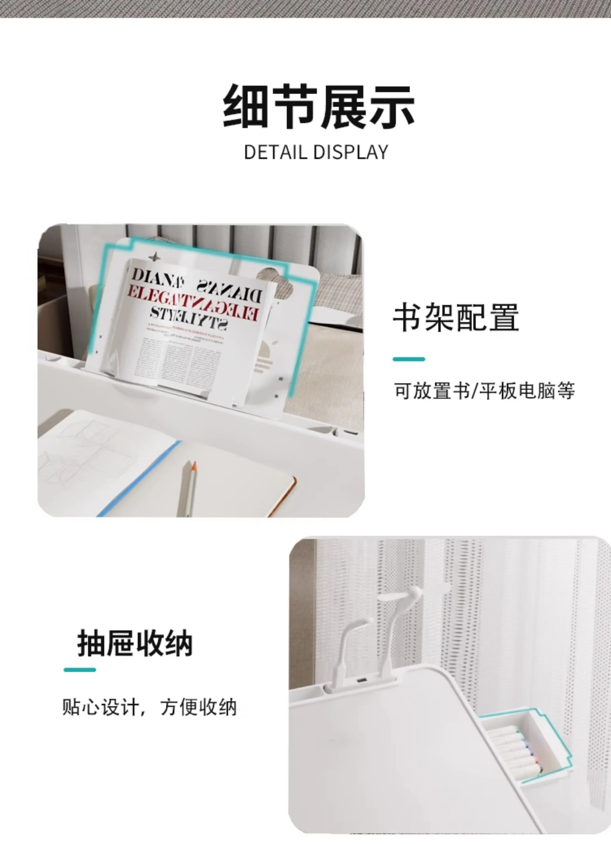 Bedside Table Room Desks Workshop Desk Organizer Computer Offices Office Reading Modern Automatic Study Seating Executive Gaming