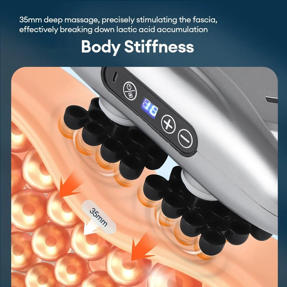 66-head Fascia Gun High Frequency Vibration Body Massage Gun Back Massager Waist Massager Neck Shoulder Thigh Fascia masajeador