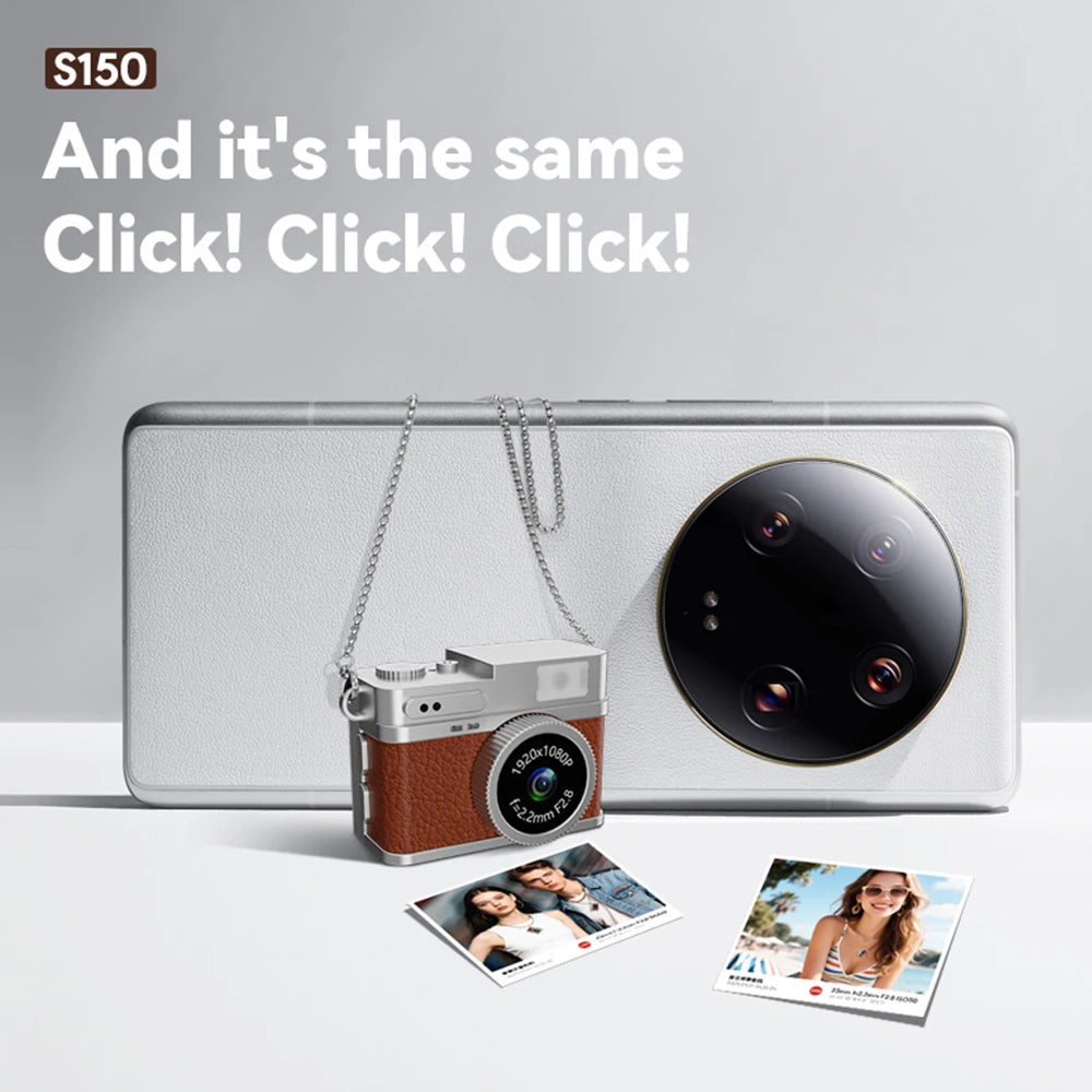 1080P Digital Camera Retro CCD Mini Cam with Screen Indoor Outdoor Sports Portable Vintage Very Small Camcorder Video Recorder