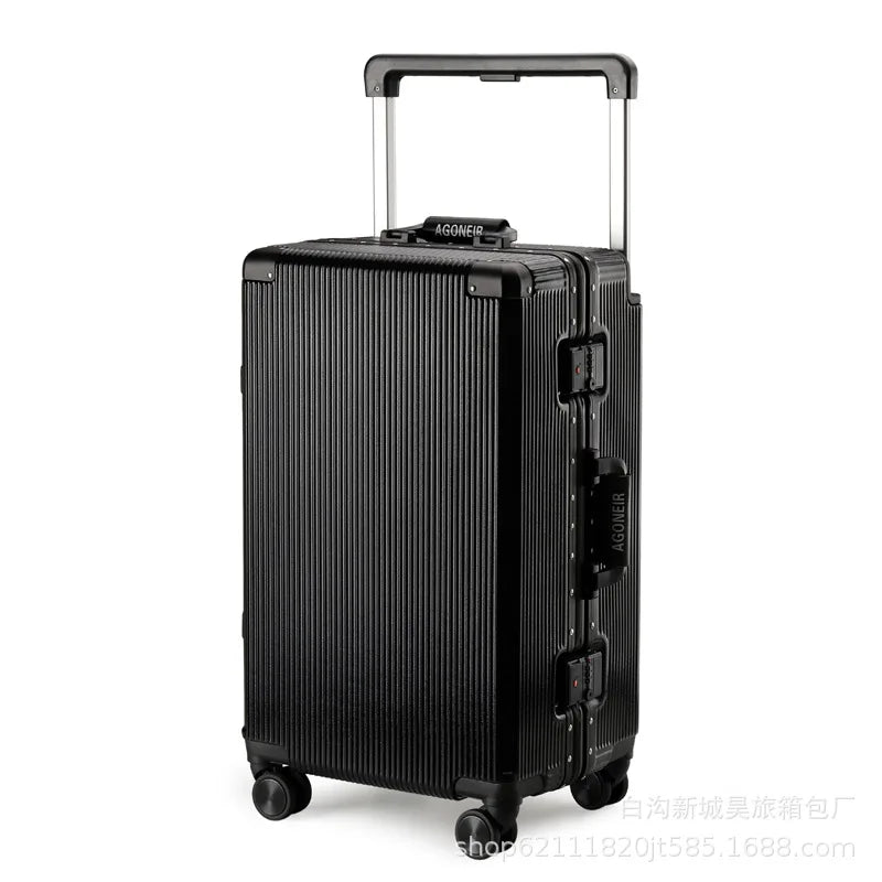 24 inch password box for male and female students 20 inch aluminum frame luggage 26 inch universal wheel wide pull rod travel