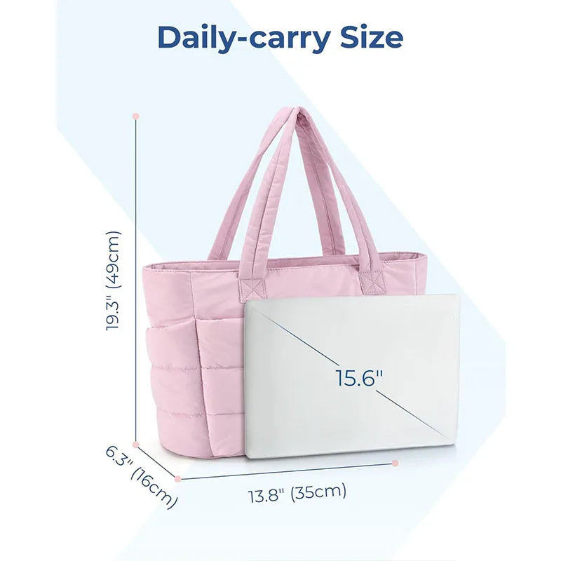 New Large Capacity Tote Bag Versatile Handbag for Women Commuting Bag Messenger Shoulder Bag Multiple Pockets Mummy Bag