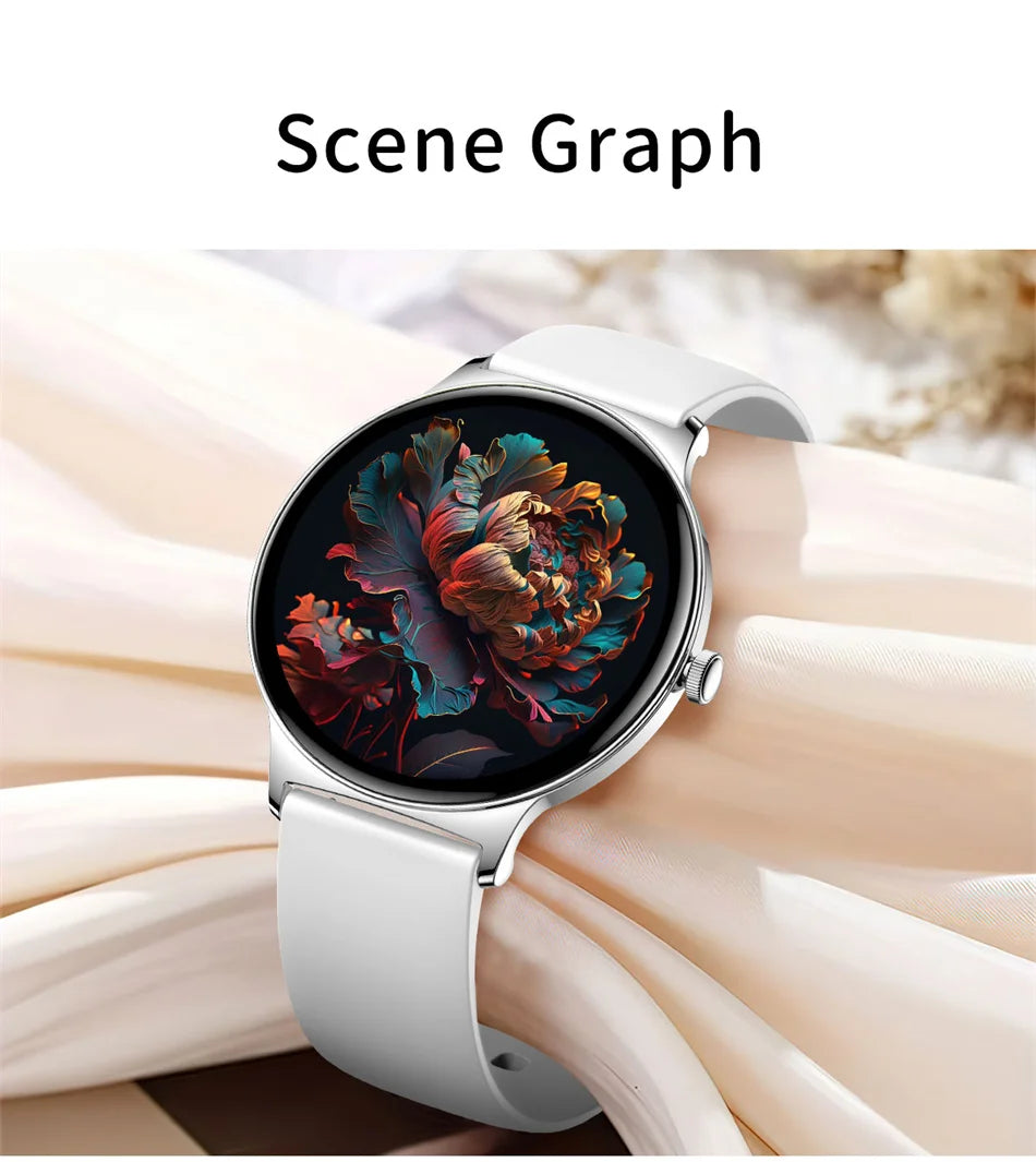 For Huawei Xiaomi New Ultra Thin Smart Watch Women Screen Always Display Time Sports Bracelet Bluetooth Call Fashion Smartwatch